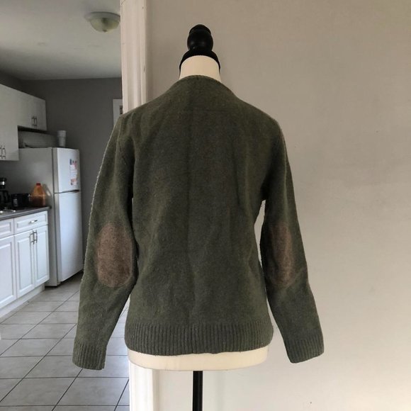 Black Brown vintage wool sweater - Picture 2 of 4